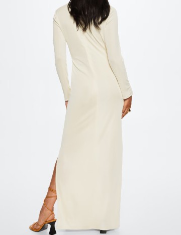 Rochie lunga Mango, crem