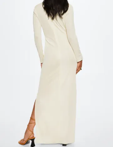 Rochie lunga Mango, crem Crem