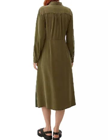 Rochie medie s.Oliver, kaki Verde