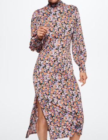 Rochie medie Mango, floral print