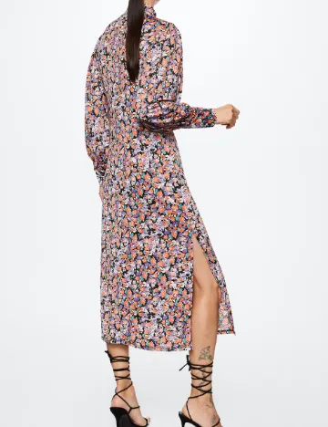 Rochie medie Mango, floral print Floral print