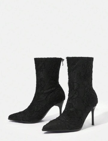 Botine SHEIN, negru