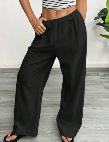 Pantaloni SHEIN, negru Negru