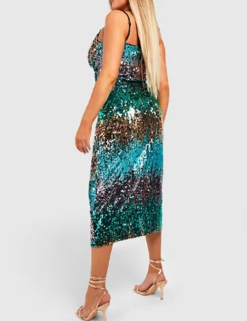 Fusta Boohoo Plus Size, mix culori Mix culori