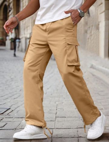 Pantaloni SHEIN, maro