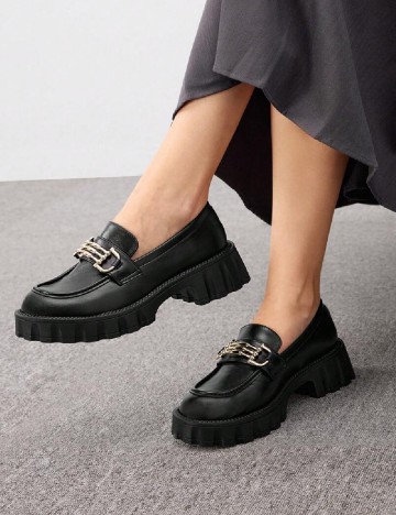 Mocasini SHEIN, negru