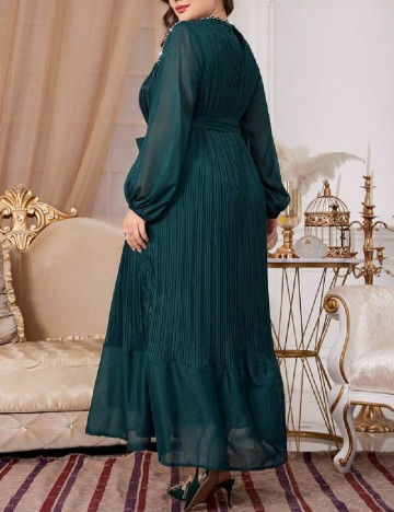 Rochie lunga SHEIN CURVE, verde