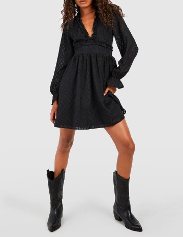 Rochie scurta Boohoo, negru