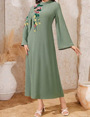 Rochie lunga SHEIN, verde