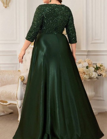 Rochie lunga XUIBOL, verde