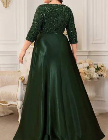 Rochie lunga XUIBOL, verde Verde