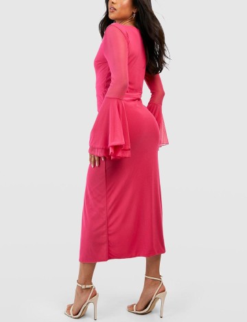 Rochie medie Boohoo, roz