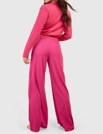 Pantaloni de pijama Boohoo, roz