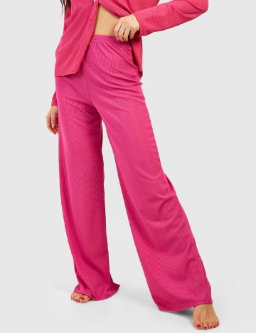 Pantaloni de pijama Boohoo, roz