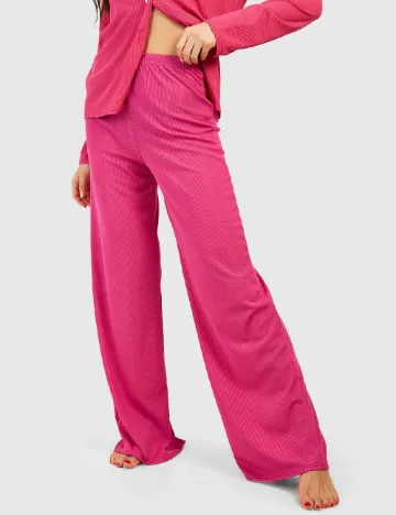 Pantaloni de pijama Boohoo, roz Roz