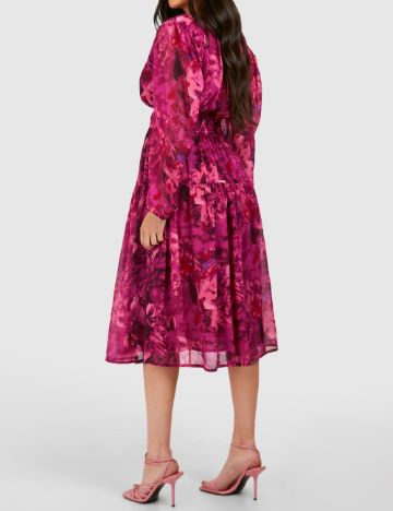 Rochie medie Boohoo maternity, roz