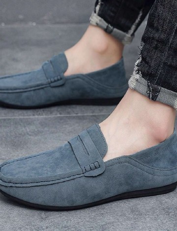 Mocasini SHEIN, bleumarin