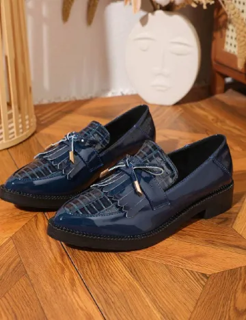 Mocasini SHEIN, bleumarin Albastru