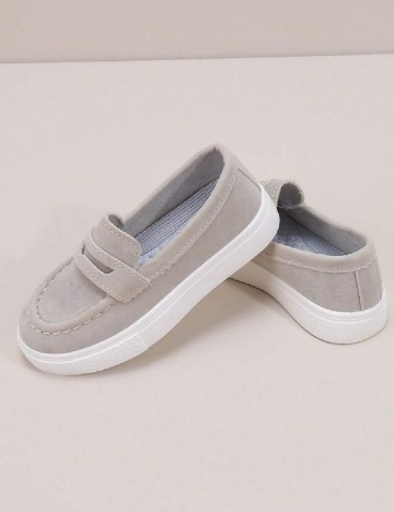 Mocasini Shein Kids, gri