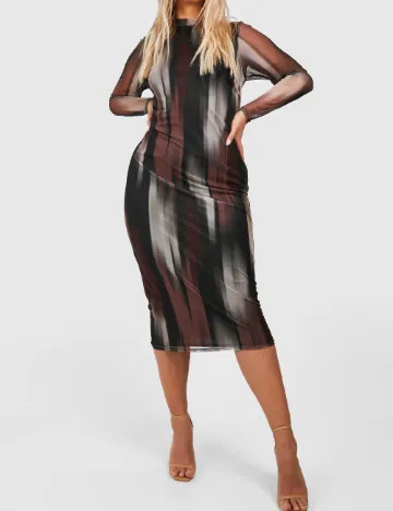 Rochie medie Boohoo Plus Size, mix culori Mix culori