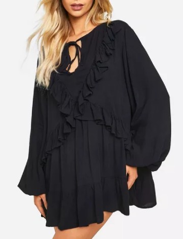 Rochie scurta Boohoo, negru