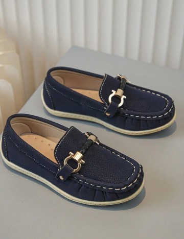 Mocasini Shein Kids, bleumarin