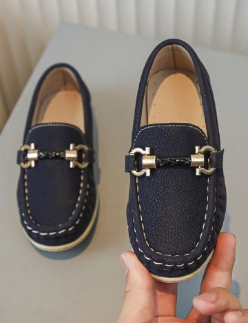 Mocasini Shein Kids, bleumarin