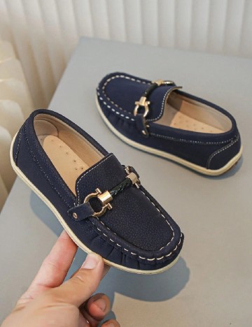 Mocasini Shein Kids, bleumarin