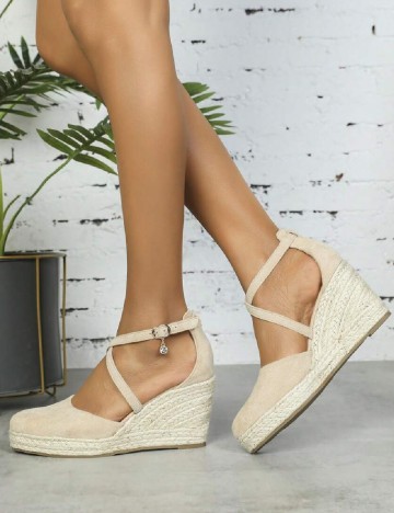 Espadrile SHEIN, crem