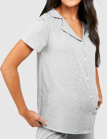 Pijama Boohoo maternity, gri