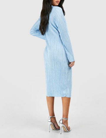 Rochie medie Boohoo maternity, bleu