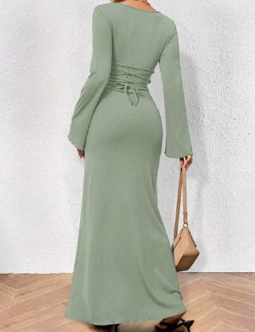 Rochie lunga SHEIN, verde