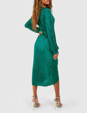 Rochie medie Boohoo, verde