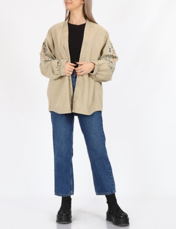 Jacheta Oversize Only, bej