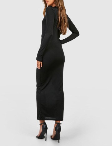 Rochie lunga Boohoo, negru