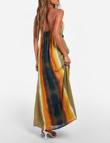Rochie lunga Boohoo, mix culori