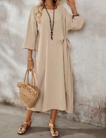Rochie medie SHEIN, bej