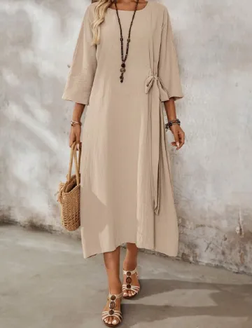 Rochie medie SHEIN, bej