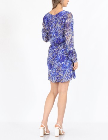 Rochie scurta Only, albastru