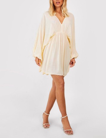 Rochie scurta Boohoo, galben