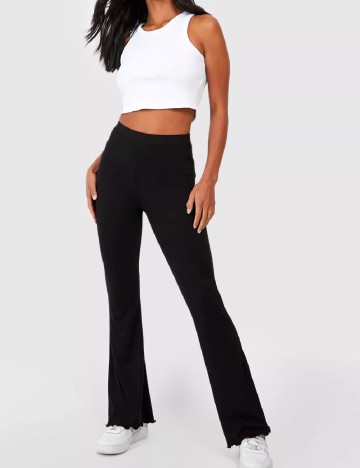 Pantaloni Boohoo, negru