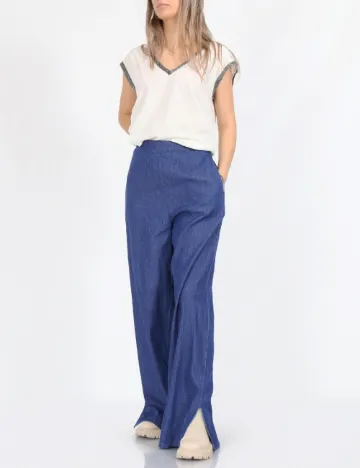 Pantaloni Only, albastru Albastru