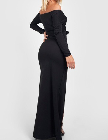 Rochie lunga Boohoo, negru