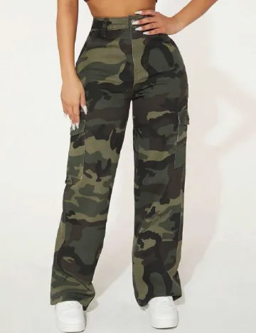 Blugi SHEIN, army Verde