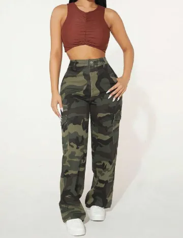 Blugi SHEIN, army Verde