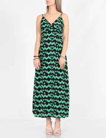 Rochie medie Vero Moda, verde Verde