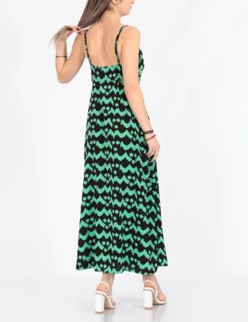 Rochie medie Vero Moda, verde Verde