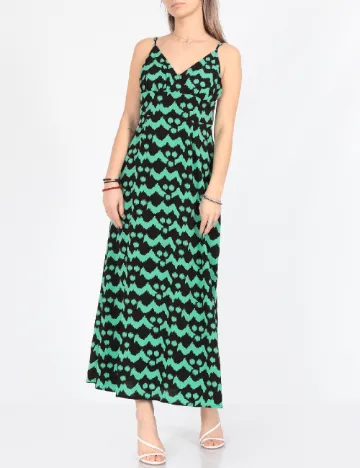 Rochie medie Vero Moda, verde Verde