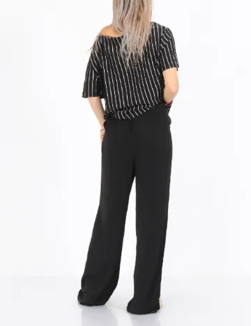 Pantaloni Pieces, negru Negru