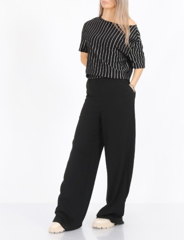 Pantaloni Pieces, negru